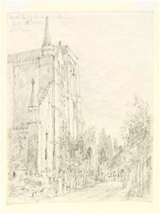 Constable - Chichester Cathedral the west end, 615-1888