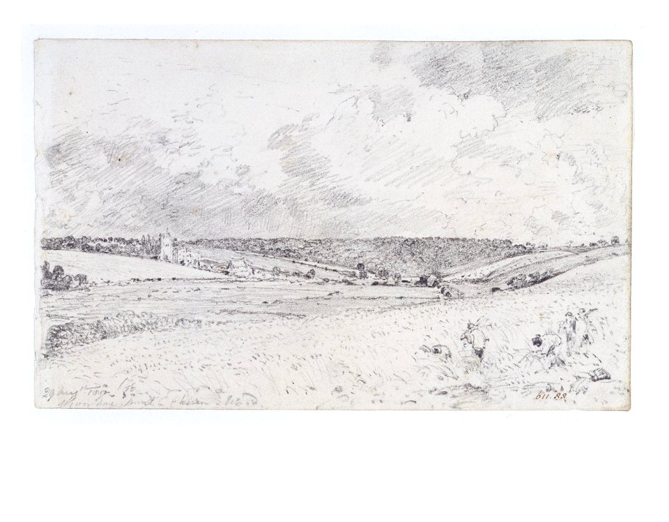 Constable - Churn Wood and Greenstead Church, 611-1888