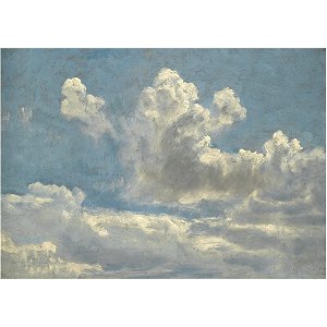 Constable - CLOUD STUDY, lot.54. Free illustration for personal and commercial use.