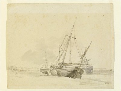Constable - Coast scene, probably near Brighton, 197-1888