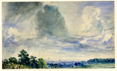 Constable - London from Hampstead Heath, 1888,0215.51