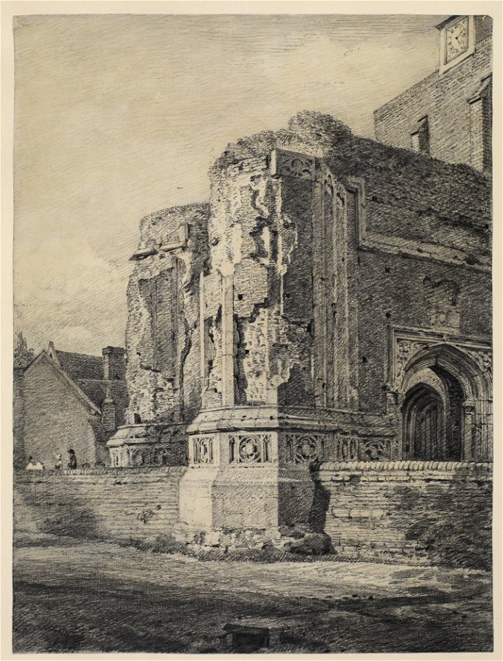 Constable - East Bergholt Church, from the South West, d.1967.ws.16, 1815–c.1817