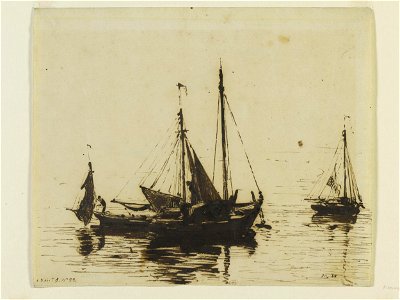Constable - Fishing boats at anchor, 814-1888