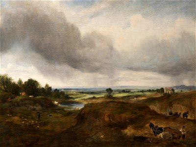 Constable - Hampstead Heath, c.1820–1821, 11.1901. Free illustration for personal and commercial use.
