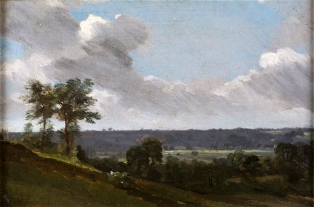 Constable - Hilly Landscape, c. 1808, Cat. 859