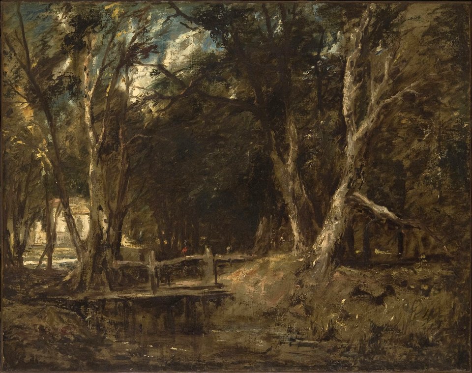 Constable - Imitator of - Dell at Helmingham Park, After 1828, M1928-1-4