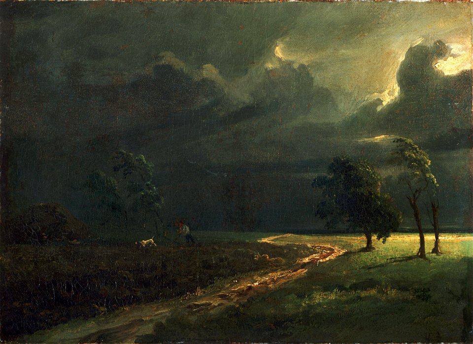 Constable - Imitator of - Near Bergholt Common, Cat. 860