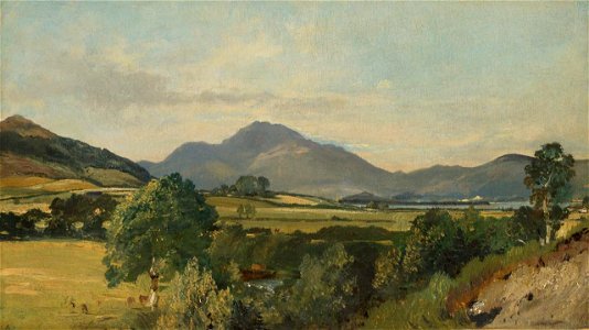 Constable - Keswick, lake, c. 1807, 2031-3