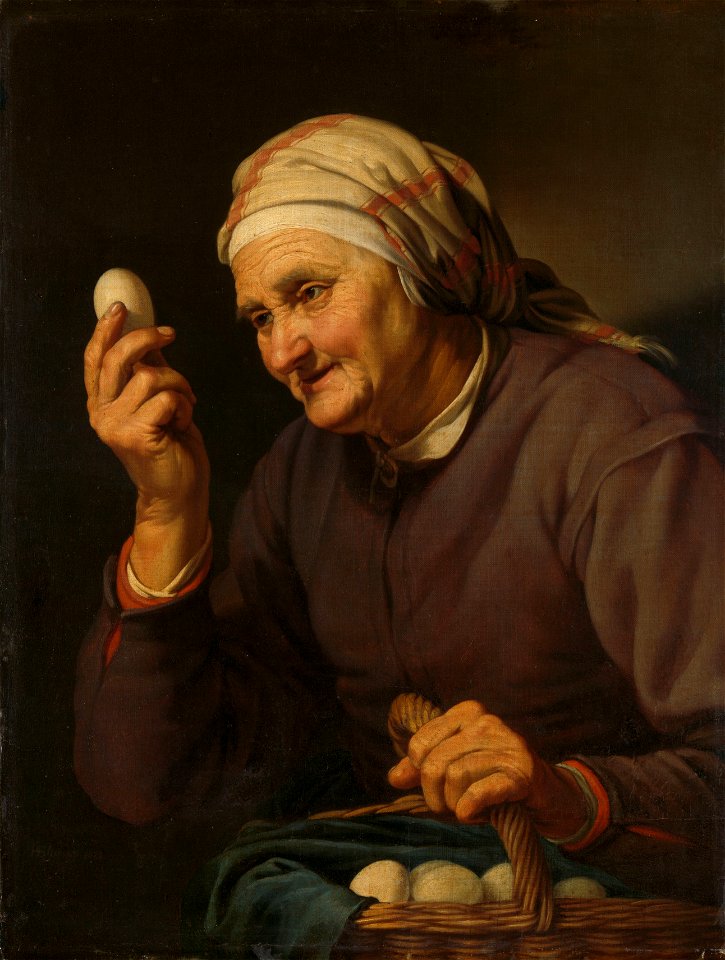 De eierenkoopvrouw Rijksmuseum SK-C-106