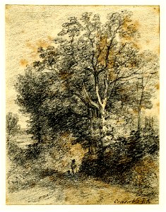 Constable - Lane near Dedham, Essex, 1856,0510.792