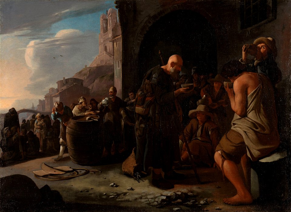 De dorstigen laven Rijksmuseum SK-A-2846