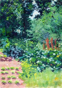 Denman Waldo Ross - Garden - 1936.109.145 - Fogg Museum