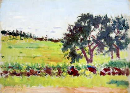 Denman Waldo Ross - Landscape with Trees - 1936.150.172 - Fogg Museum