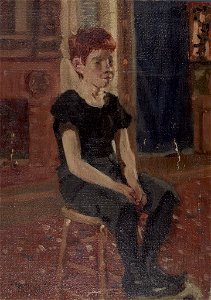 Denman Waldo Ross - Portrait of a Seated Boy - 1936.150.57 - Harvard Art Museums
