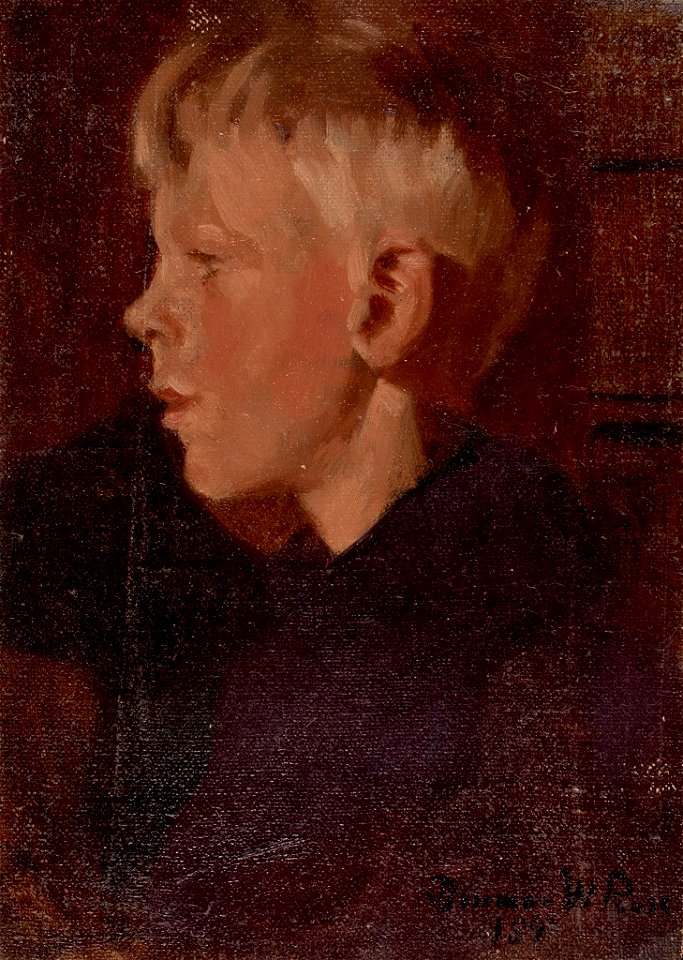 Denman Waldo Ross - Profile Portrait of a Boy - 1936.150.283 - Fogg Museum