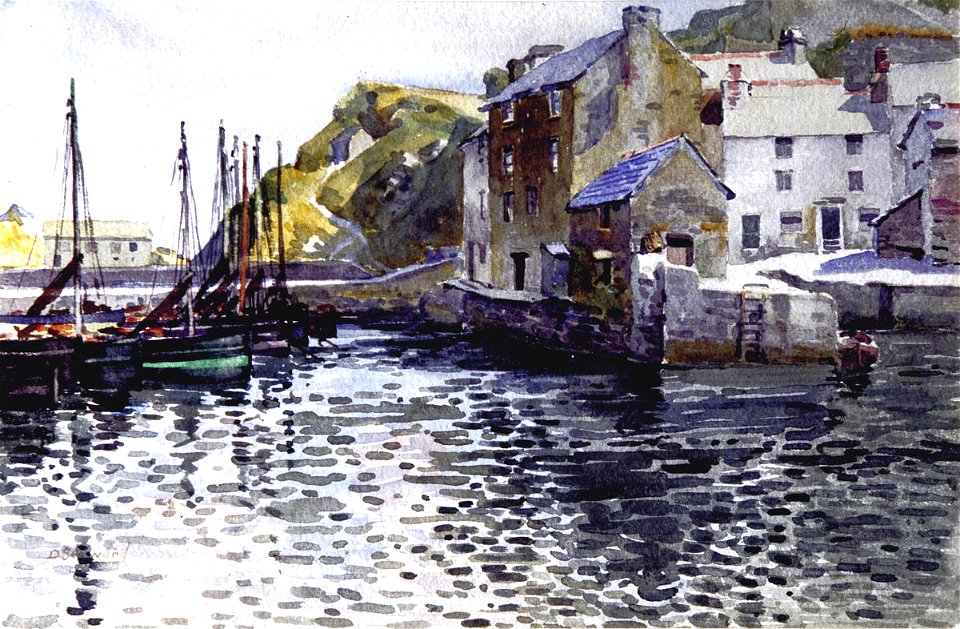 Dennis Seaward - Untitled (Harbour Scene) - Sarjeant Gallery