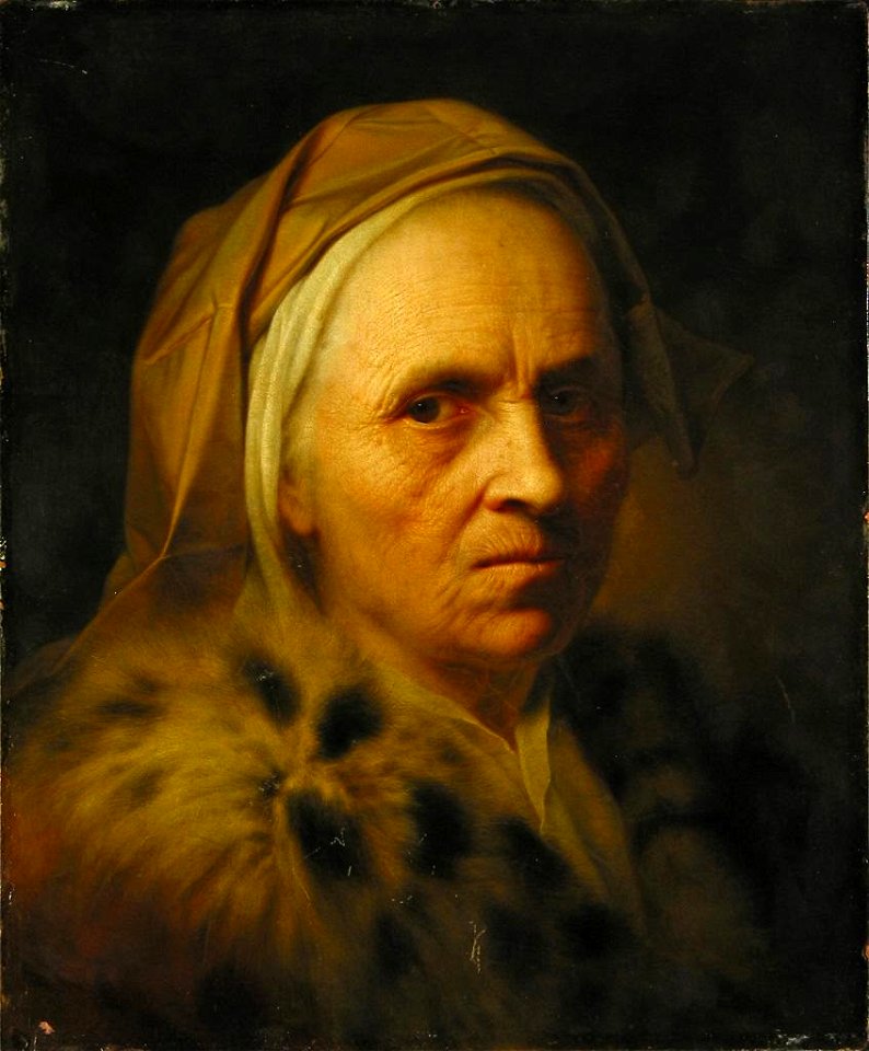 Balthasar Denner - Portret van een oude vrouw - ГЭ-7326 - Hermitage Museum
