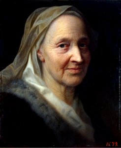 Balthasar Denner - Portrait of an old woman (Eremitage)
