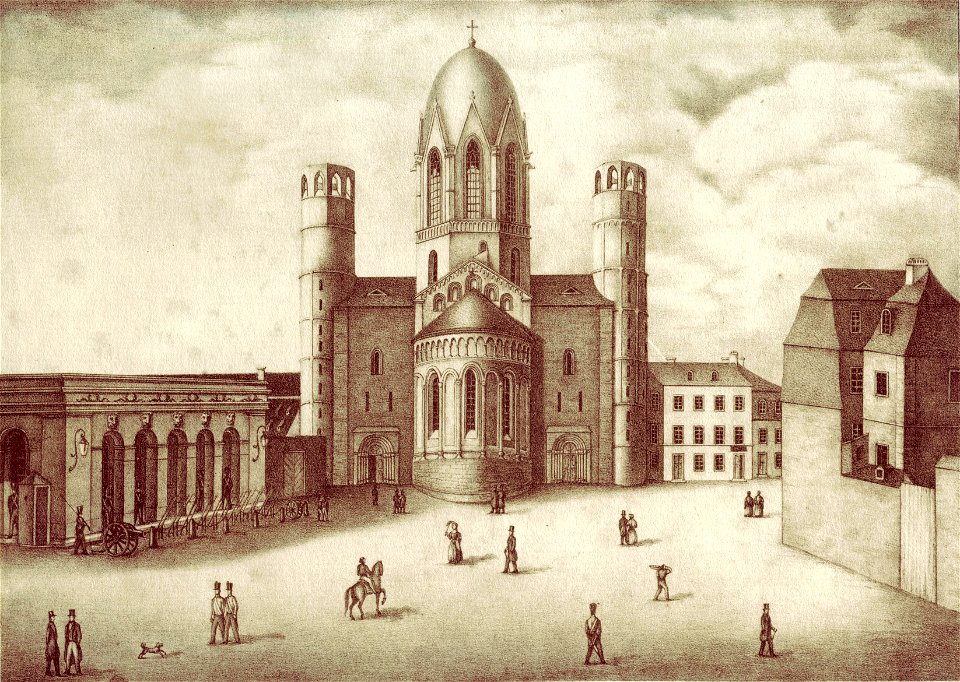 Der Dom von der Rheinseite