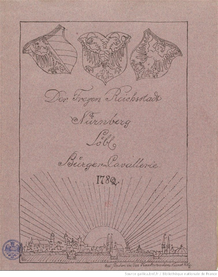 Der Freyen Reichstadt Nürnberg, Löbl, Bürger-Cavallerie - 004