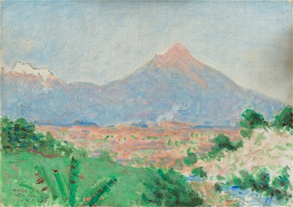 Denman Waldo Ross - A View of Popocatépetl from Cuautla - P11w15 - Isabella Stewart Gardner Museum
