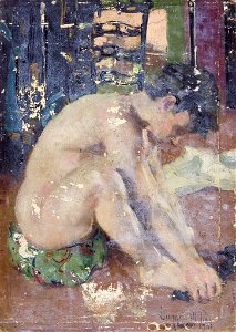 Denman Waldo Ross - Full-Length Portrait of a Seated Young Man - 1936.150.608 - Harvard Art Museums