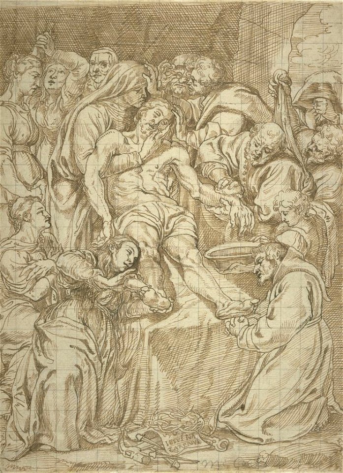 Deodat van der Mont - Anointing the Dead Christ