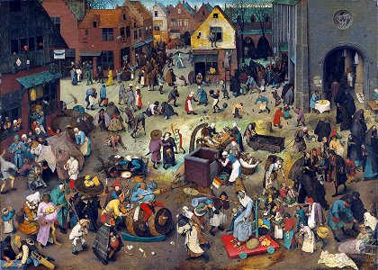 Der Kampf zwischen Karneval und Fasten (1559)