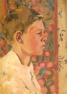 Denman Waldo Ross - Profile Portrait of a Boy - 1936.150.285 - Fogg Museum