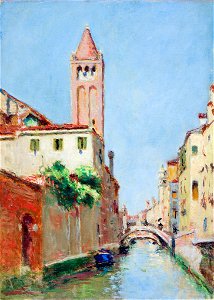 Denman Waldo Ross - Rio San Barnaba, Venice - 1936.109.49 - Harvard Art Museums