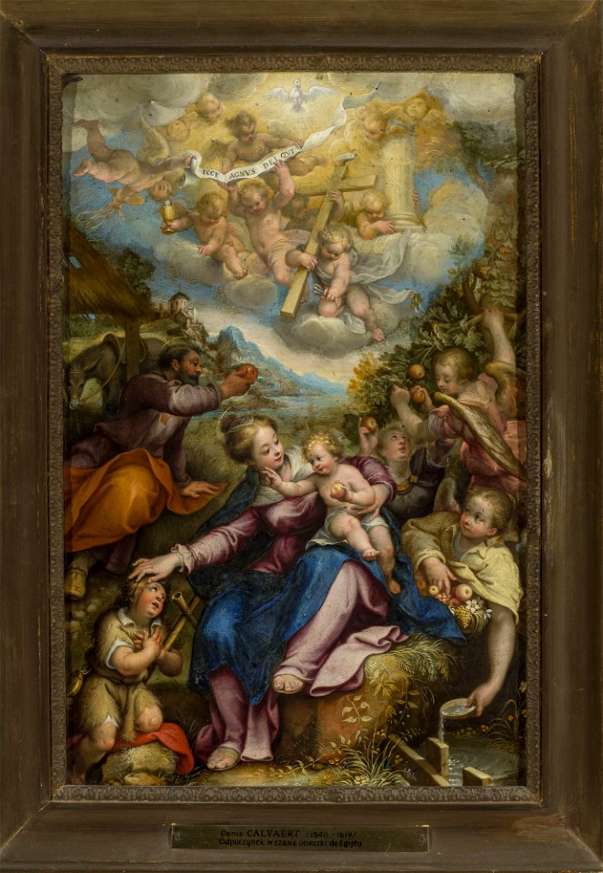 Denys Calvaert - Rest during the flight to Egypt - M.Ob.2395 MNW - National Museum in Warsaw