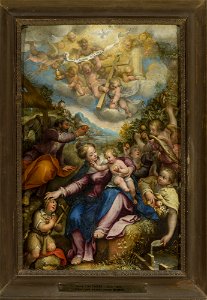 Denys Calvaert - Rest during the flight to Egypt - M.Ob.2395 MNW - National Museum in Warsaw