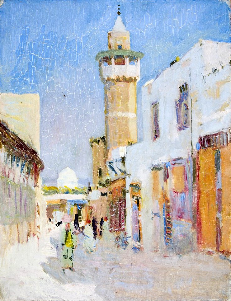 Denman Waldo Ross - Tunis Street Scene - 1936.150.227 - Harvard Art Museums