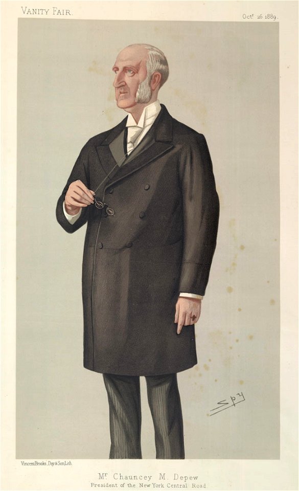 Chauncey Depew Vanity Fair 1889-10-26