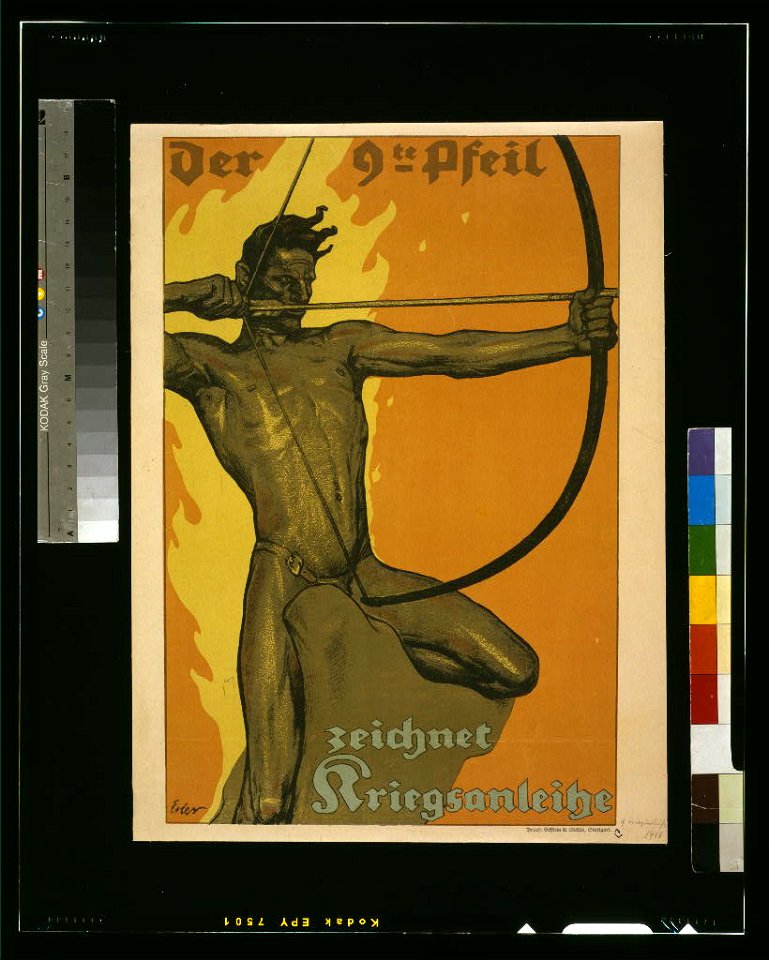 Der 9te Pfeil, zeichnet Kriegsanleihe - Erler. LCCN2004665851