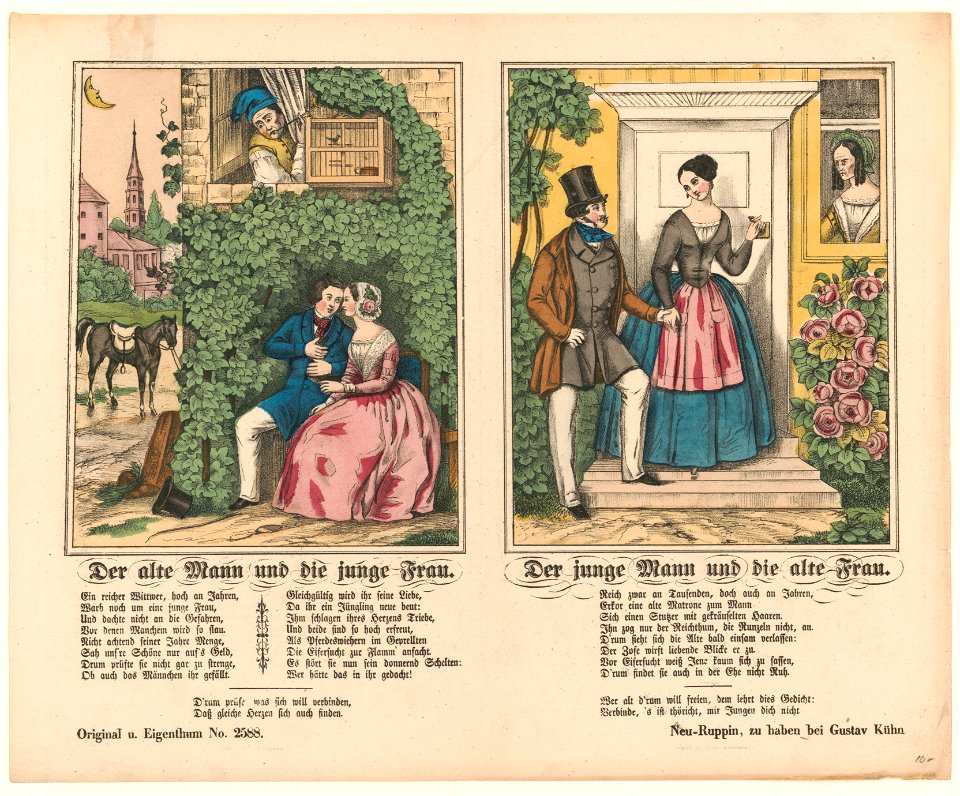 Der alte mann und die junge frau. Der junge mann und die alte frau LCCN2003670163