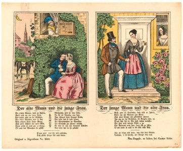 Der alte mann und die junge frau. Der junge mann und die alte frau LCCN2003670163