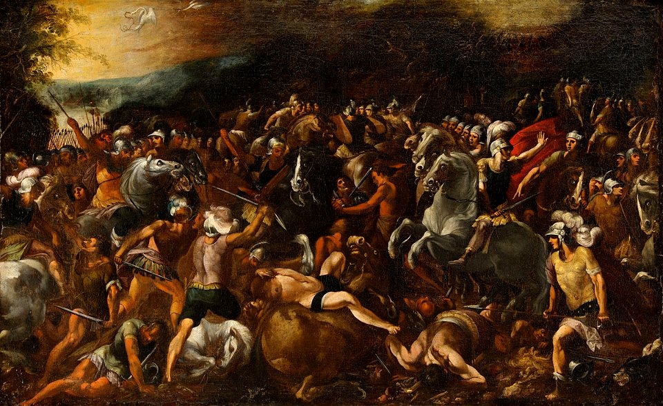 Der Sieg des Tullius Hostilius über Veji