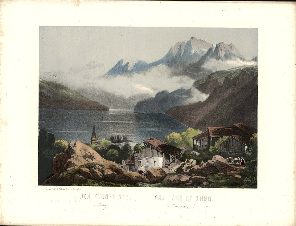 Der Thuner See, Schweiz, objectnr A 58881