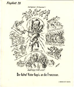 Der Aufruf Victor Hugo's an die Franzosen (BM 1871,1209.4538)