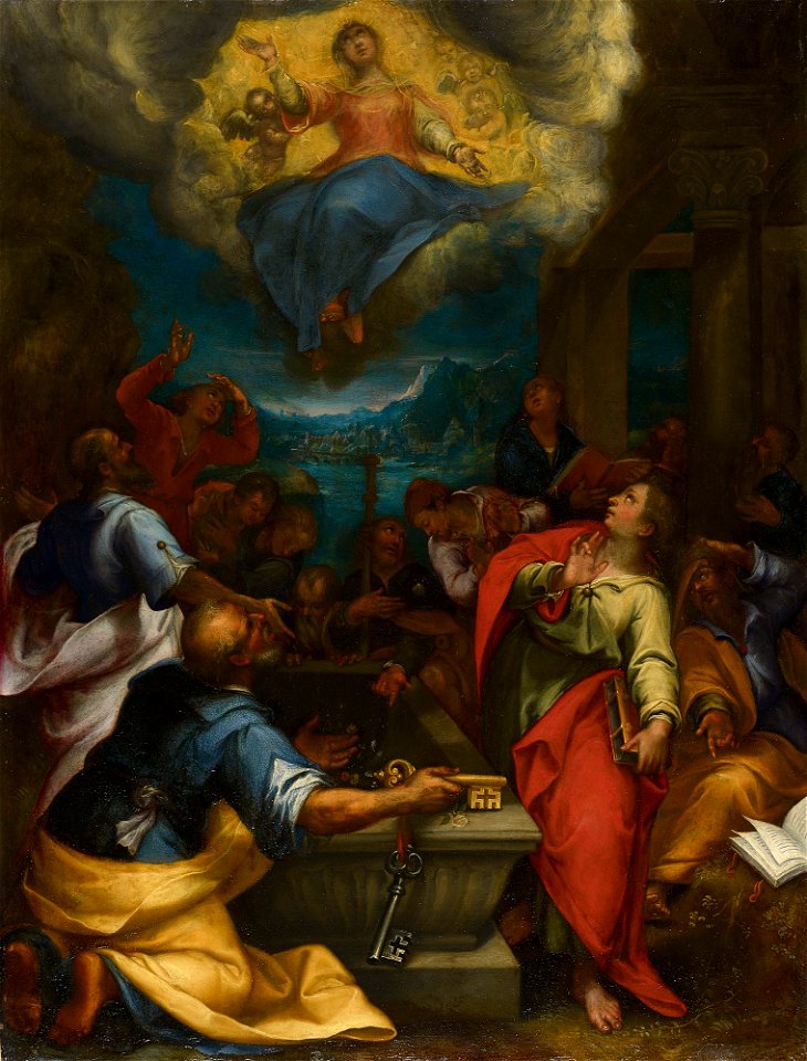 Denys Calvaert (Antwerp 1540- Bologna 1619) - The Assumption of the Virgin - RCIN 405738 - Royal Collection