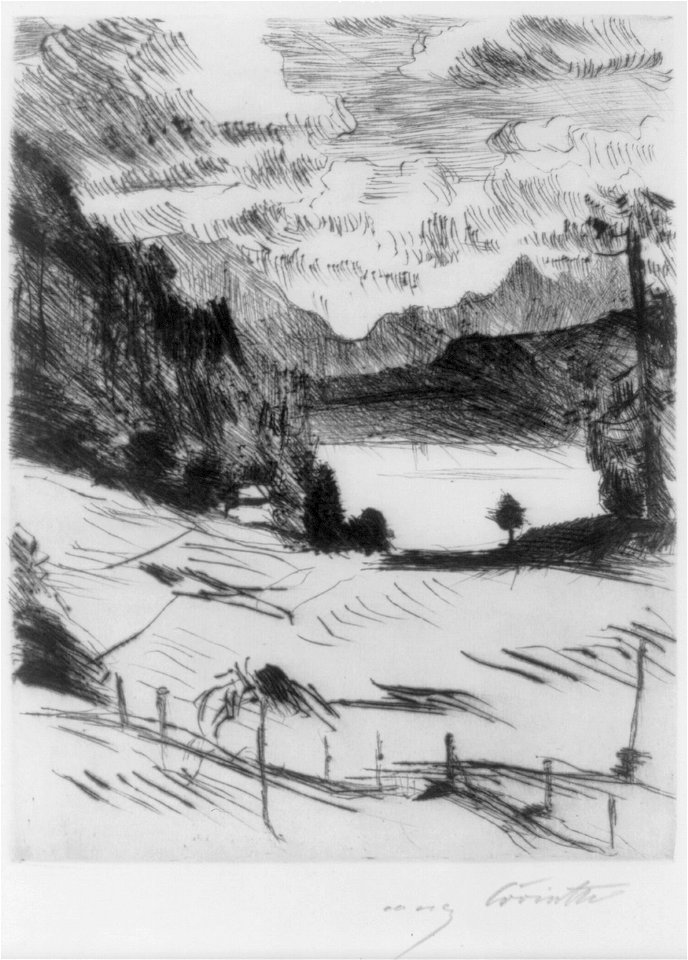 Der Walchensee) - Corinth LCCN2007681302