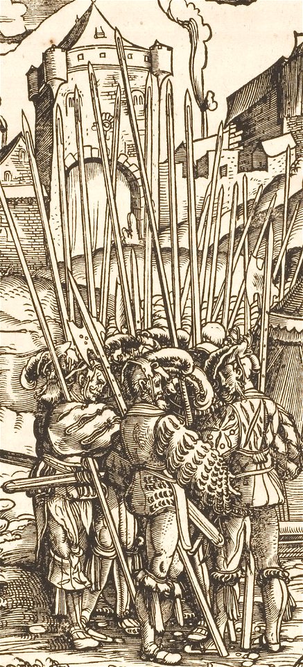 Der Weisskunig 48 Detail Landsknecht