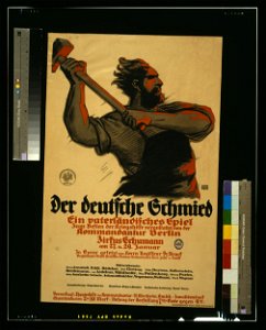 Der deutsche Schmied, ein vaterländisches Spiel ... - Louis Oppenheim. LCCN2004666140. Free illustration for personal and commercial use.