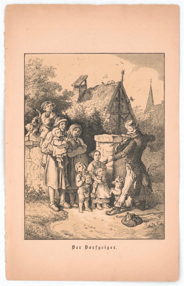 Der Dorfgeiger - E. Kretzschmar sc. LCCN2017658529