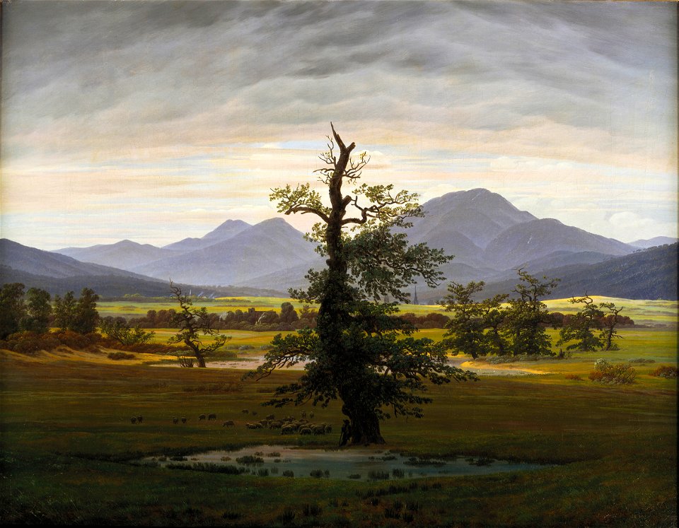 Der einsame Baum (C D Friedrich)