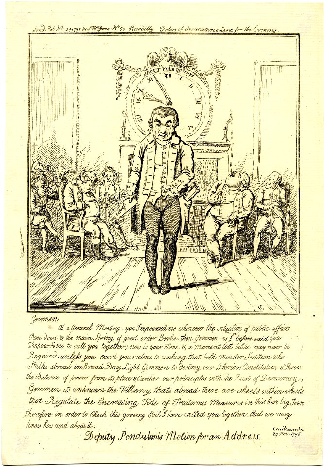 Deputy pendulum's motion for an address. (BM 1868,0808.6486)