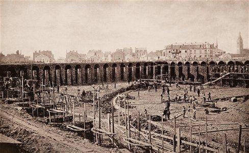Derivation de la Vanne. Reservoirs de Montrouge - Les Travaux Publics de la France