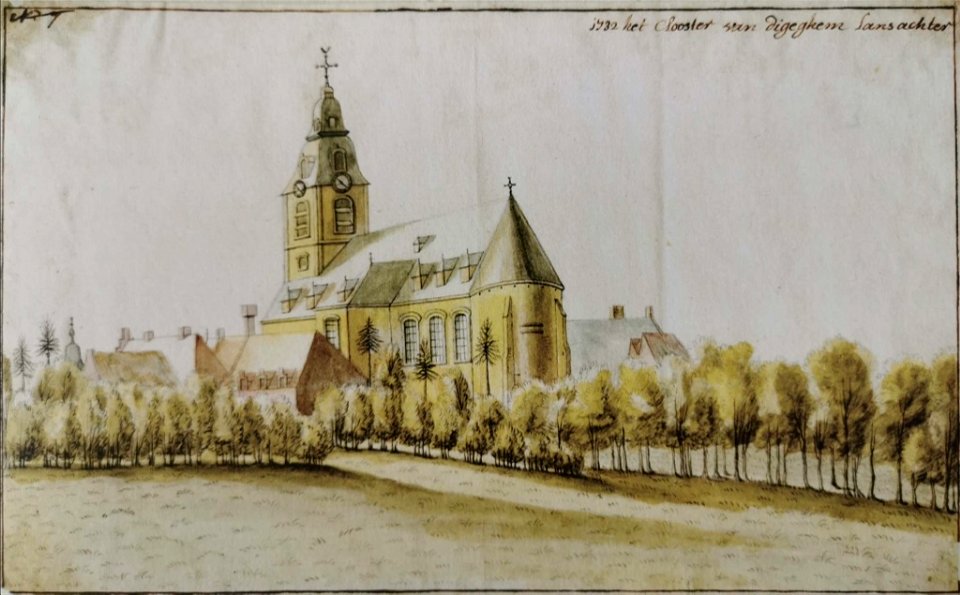 Derons (attr.), De abdij van Dielegem, 1732 (Museum NBB)