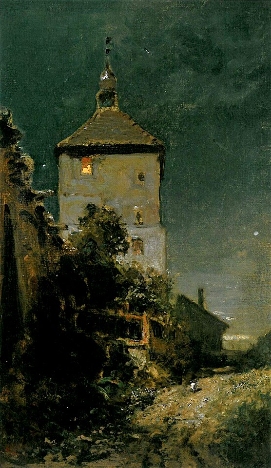 Der Blasturm in Schwandorf (Carl Spitzweg)